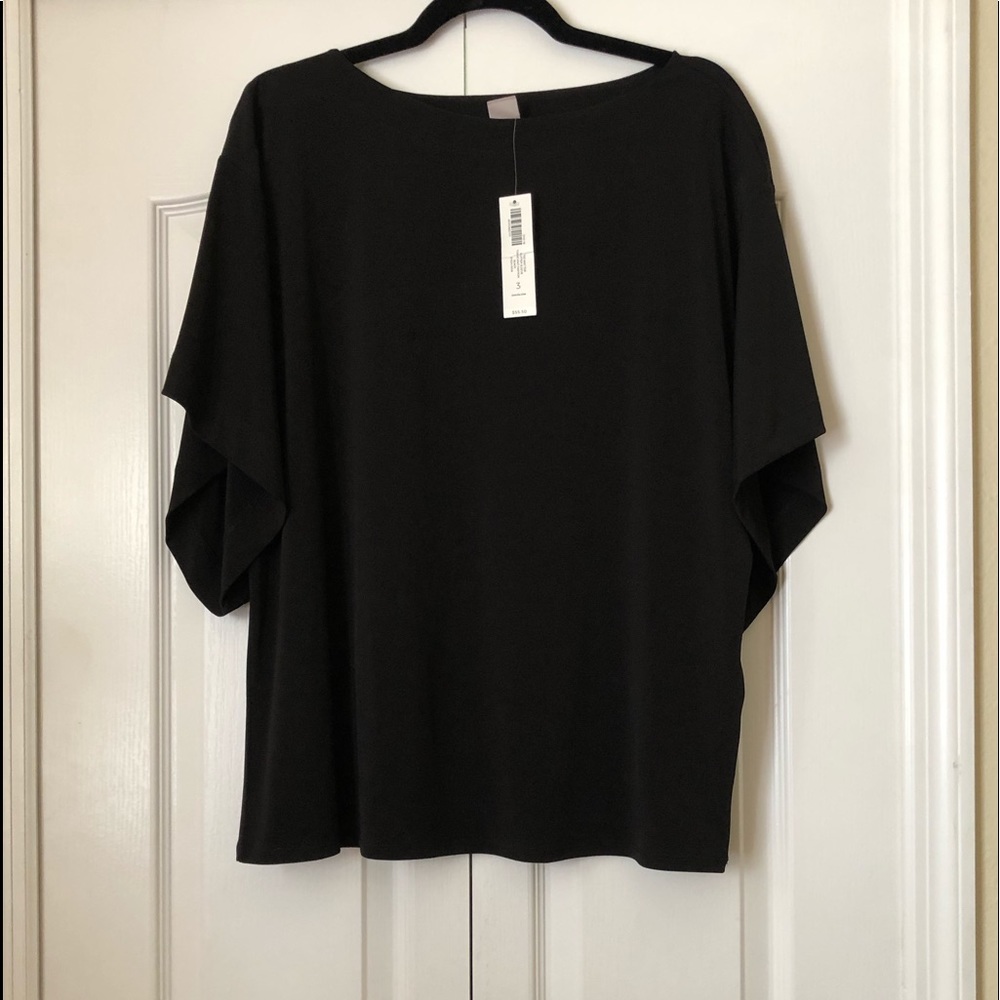 NWT Chico’s Dolman Flutter Sleeve Top - Size 3